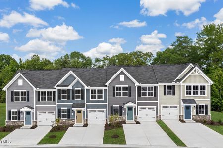 New construction Townhouse house 1408 Rollman Farm Road, Garner, NC 27603 Nassau Cove- photo 0