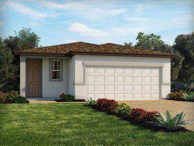 New construction Single-Family house 1949 Harrods Place, Haines City, FL 33844 Everglade- photo 0