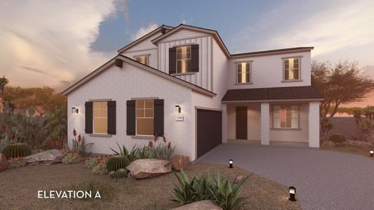 New construction Single-Family house 17505 N Bolerno Dr, Maricopa, AZ 85138 plan Cactus Wren - image