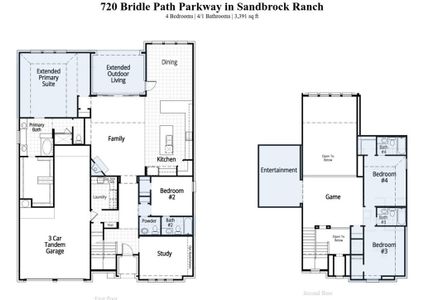 New construction Single-Family house 720 Bridle Path Pkwy, Aubrey, TX 76227 206 Plan- photo 1 1