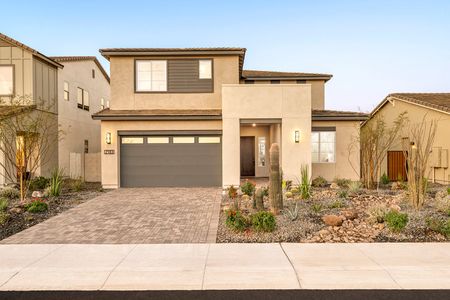 New construction Single-Family house 2169 E Beldi Ct, Queen Creek, AZ 85140 plan Safflower Plan 40-4 - image