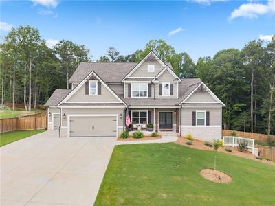 New construction Single-Family house 1081 Holly Dr, Loganville, GA 30052 plan (GA)Kirkland A.2 3 Front Entry - image