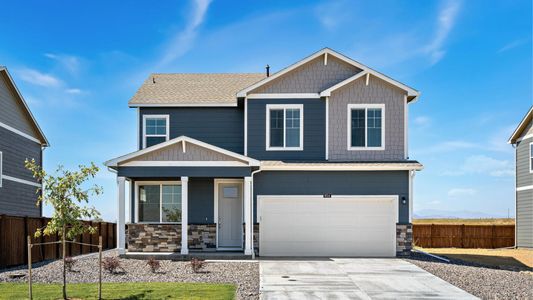 New construction Single-Family house 4204 Sandstone Dr, Mead, CO 80504 BELLAMY- photo 0