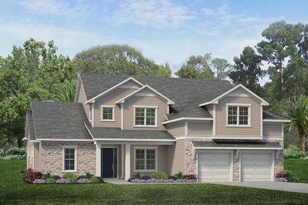 New construction Single-Family house 14900 Sw 9Th Ln, Newberry, FL 32669 plan Mirador - image