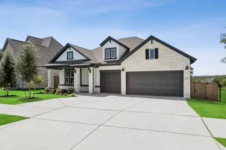 New construction Single-Family house 313 Puppy Dog Pass, San Marcos, TX 78666 plan The Paisley - image