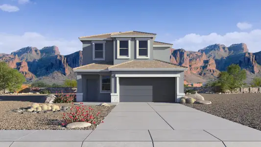 New construction Single-Family house 9027 S Palo Verde Dr, Apache Junction, AZ 85120 plan Hanna - image