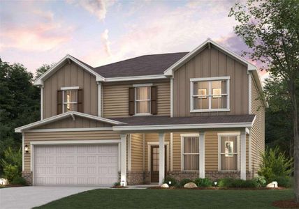 New construction Single-Family house 186 Winding Ridge Trl, Jefferson, GA 30549 plan Guava - image