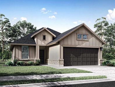 New construction Single-Family house 21827 Blue Daisy Court, Cypress, TX 77433 Primrose- photo 0