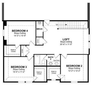 Beazer Homes Stark Farms Rainier Floorplan.