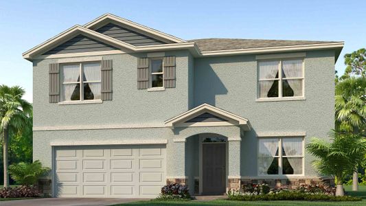 New construction Single-Family house 7188 Beaverhead Ln, Land O' Lakes, FL 34638 Hayden- photo 0