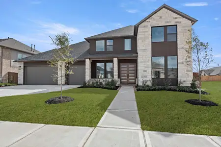 New construction Single-Family house 5010 Fountainhead Ln, Manvel, TX 77583 plan Panorama - image