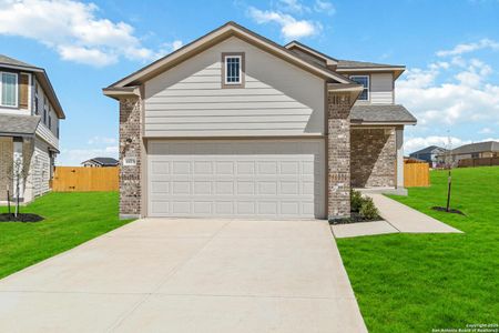 New construction Single-Family house 8815 Lemon Verbena, Elmendorf, TX 78112 Matagorda- photo 0 0