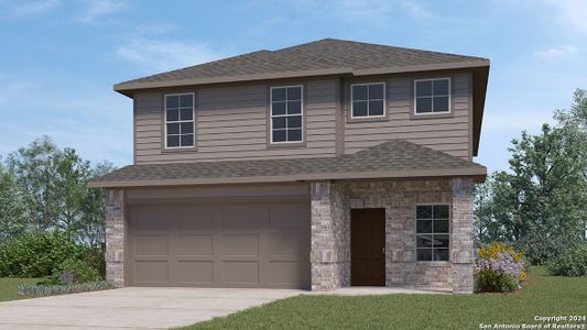 New construction Single-Family house 1541 Agave Cellar, New Braunfels, TX 78130 The Madison- photo 0