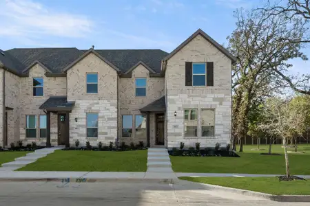 New construction Townhouse house 1963 Gentle Oak Trl, Corinth, TX 76210 plan Conroe - image