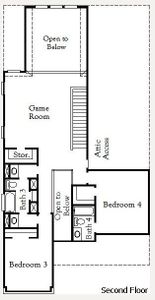 Second floor diagram