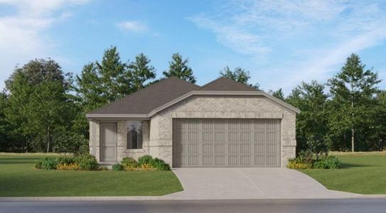 New construction Single-Family house 16823 Cockspur Hawthorn Lane, New Caney, TX 77357 Idlewood- photo 0