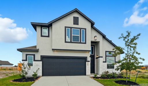 New construction Single-Family house 121 Cherrybark Oak, Castroville, TX 78009 plan Lincoln - image