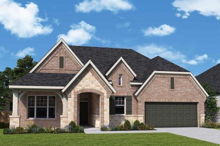 New construction Single-Family house 11910 Cattail Way, Mont Belvieu, TX 77523 Birkshire- photo 0