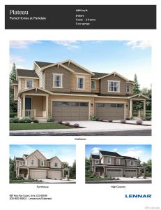 New construction Single-Family house 645 Flintwood Place, Erie, CO 80026 Plateau- photo 0