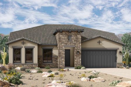 New construction Single-Family house 4125 W Prospector Wy, Buckeye, AZ 85396 plan The Moonseed - image