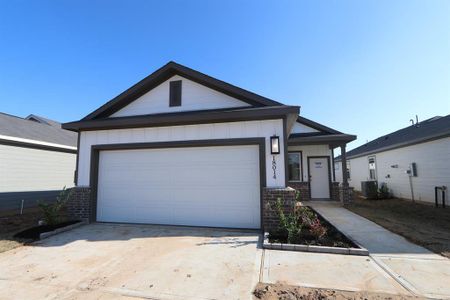 New construction Single-Family house 18014 Blue Prairie Trl, Hockley, TX 77447 Capella II- photo 0