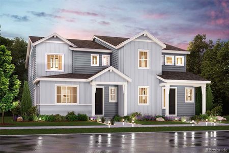 New construction Duplex house 13869 Deertrack Ln, Parker, CO 80134 plan Bristlecone - image