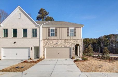 New construction Townhouse house 4511 Twinberry Dr, Powder Springs, GA 30127 Brooks A- photo 0