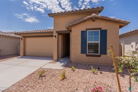 New construction Single-Family house 21585 West Papago Street, Buckeye, AZ 85326 Castillo Series - Bluebell- photo 0