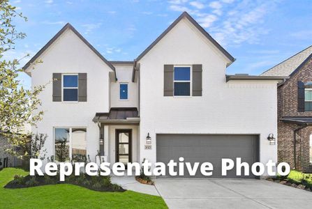 New construction Single-Family house 140 Golden Sage Ave, Georgetown, TX 78633 Albany IX- photo 0