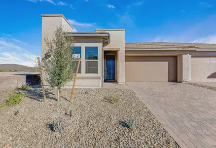 New construction Duplex house 4134 Desert Moon Dr, Wickenburg, AZ 85390 plan Valletta Elevation B - image