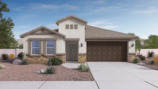 New construction Single-Family house 2642 E Agave Knoll Rd, Phoenix, AZ 85024 plan Tapatio - image