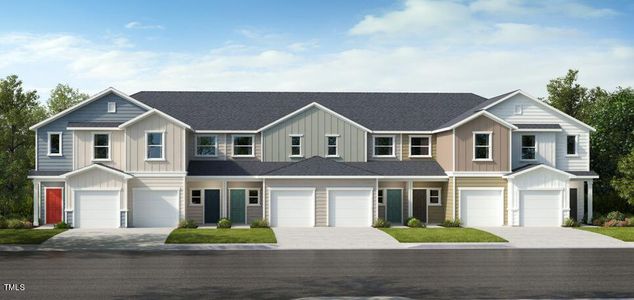 New construction Townhouse house 10518 Brookside Reserve Rd, Raleigh, NC 27587 1601 Modeled- photo 0