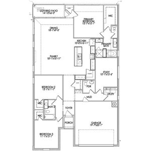 New construction Single-Family house 808 Tesslynn Ave, Godley, TX 76044 plan The Albany - image 8