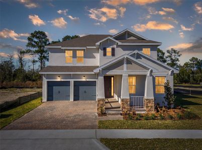 New construction Single-Family house 13386 Peaceful Melody Dr, Winter Garden, FL 34787 plan Captiva - image
