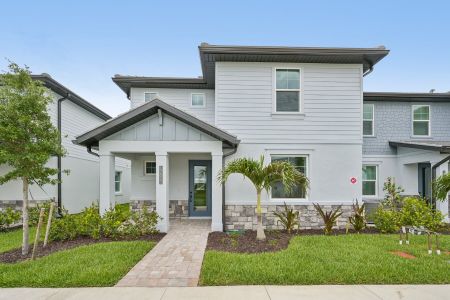 New construction Townhouse house 17823 Broadleaf Lp, North Port, FL 34293 plan Palm - image