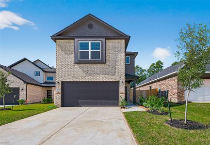 New construction Single-Family house 10288 Badger Run Ln, Magnolia, TX 77354 plan 1597 - image