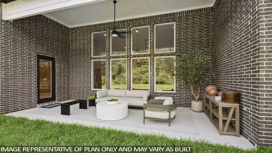 New construction Single-Family house 259 Gonsoulin Ln, Pinehurst, TX 77362 plan H70e - image