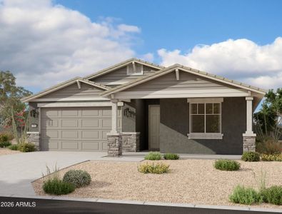 New construction Single-Family house 5616 W Buist Ave, Laveen, AZ 85339 plan Larkspur - image