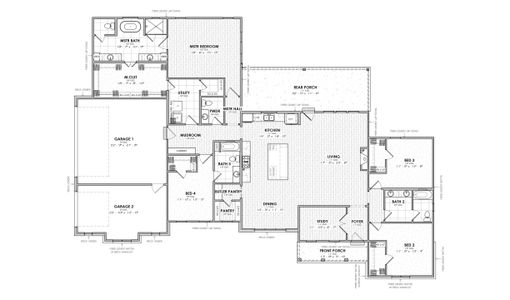 New construction Single-Family house 2495 Hopeview Wy, Montgomery, TX 77356 plan The Ryder - image 2