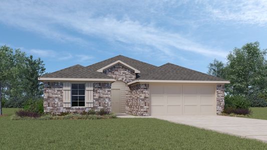 New construction Single-Family house 1460 Elm Forest Way, Lancaster, TX 75146 X40H Huntsville- photo 0