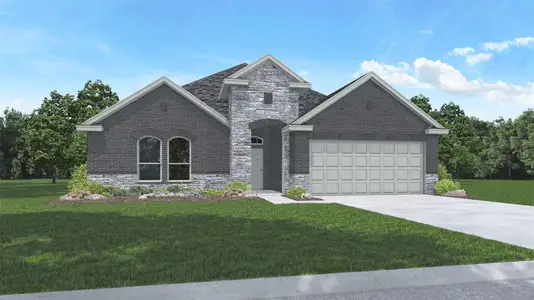 New construction Single-Family house 1150 Imperial Ranch Wy, Dayton, TX 77535 plan Maldonado - image