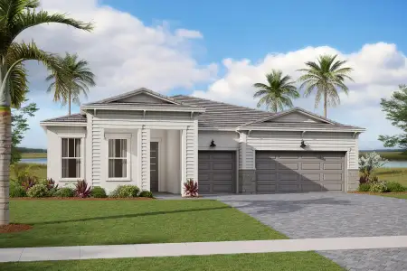 New construction Single-Family house 10305 Sw Carnelian St, Port St. Lucie, FL 34987 plan Harbor - image