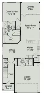 The Sparrow II First Floor Plan