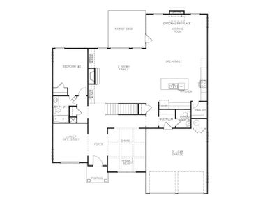 New construction Single-Family house 3260 Lions Ruby Ln, Atlanta, GA 30349 plan The Brookdale - image 4
