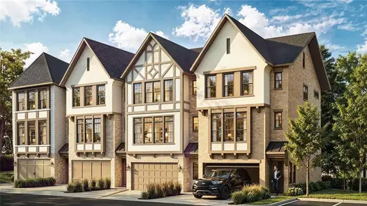 New construction Townhouse house 350 Halstone Ct, Alpharetta, GA 30009 - image