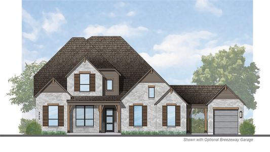 New construction Single-Family house 2711 Fawnwood Ct, Sherman, TX 75092 plan Telford G - image