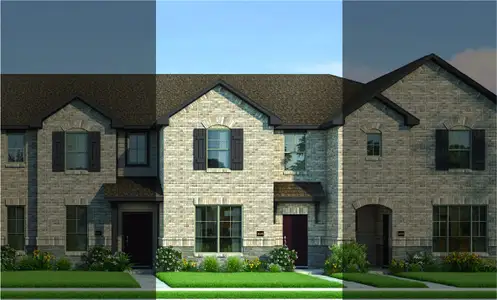 New construction Townhouse house 247 Wagon Spoke Wy, Fort Worth, TX 76120 plan Travis 5A4 - image