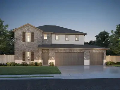 New construction Single-Family house 163 Pendleton Dr, Kyle, TX 78640 plan The Kessler - image