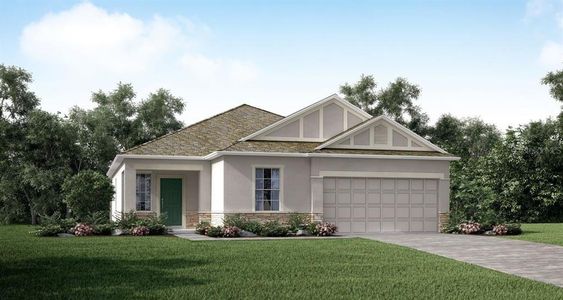 New construction Single-Family house 7000 Brenton Manor Lane, Winter Haven, FL 33881 The Ashton- photo 0