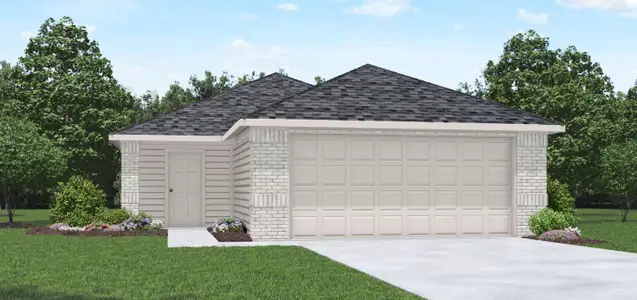 New construction Single-Family house 19952 Hilbert Rd, New Caney, TX 77357 plan Barton - image